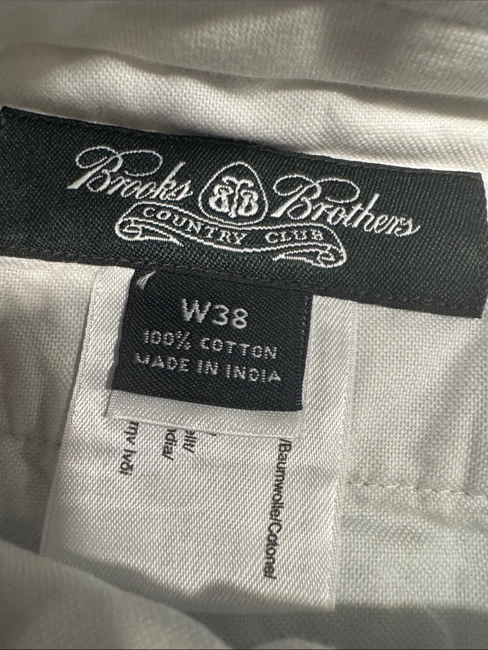 Brooks Brothers Country Club Men's Patchwork Plaid Cotton Shorts Navy Blue Green
